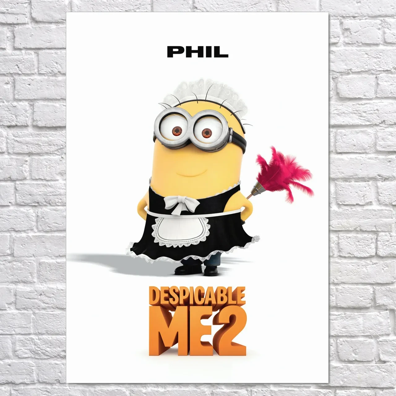 Плакат "Посіпака Філ, Нікчемний Я 2, Despicable Me 2 (2013)", 60×43см