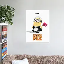 Плакат "Посіпака Філ, Нікчемний Я 2, Despicable Me 2 (2013)", 60×43см, фото 2