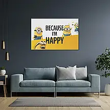 Плакат "Посіпаки, Minions", 39×60см, фото 3