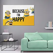 Плакат "Посіпаки, Minions", 39×60см, фото 2