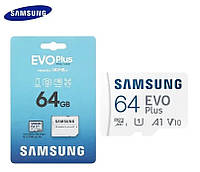 Картка пам'яті Samsung EVO Plus 64Gb