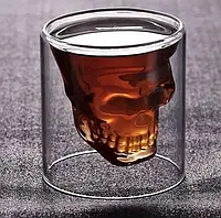 Стакан для Виски3D "Череп" Стакан для виски с черепом 70 мл ДТ
