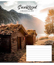 Зошит учнівський Школярик Traveller, 18 аркушів, фото 3