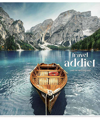 Зошит учнівський Школярик Travel addict, 48 аркушів, фото 1