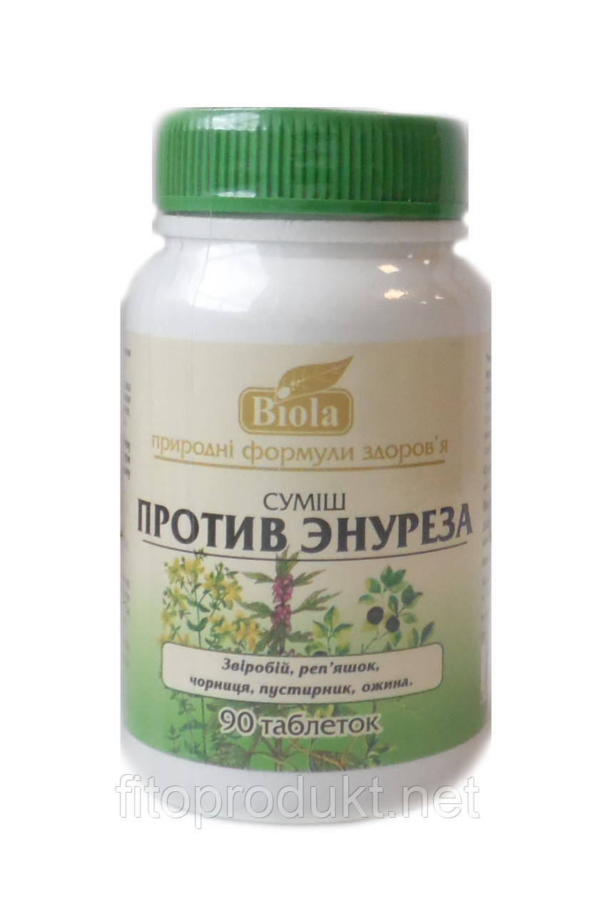 Проти енурізу суміш тонізує ослаблену функцію сфінктера сечового міхура No90 Біола