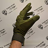 Повнопалі тактичні рукавички Battle Wolf з мікрофібри з додатковою утяжкою, фото 2