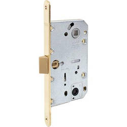 Замок для міжкімнатних дверей AGB Mediana Evolution WC B01102.50.23 матова латунь