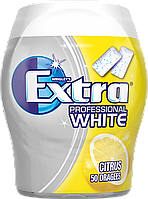 Жувальна гумка з вибілювальним ефектом Цитрус БЕЗ САХАРА Extra professional White Citrus 50 шт Німеччина