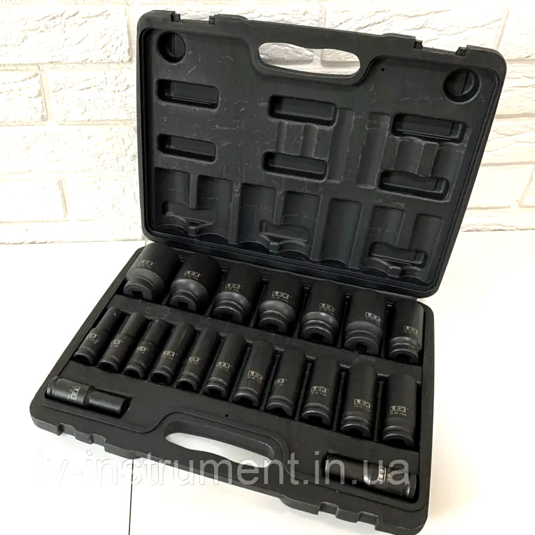 Купить Набор головок ударных 1 2 20ед 1/2 (10-38мм) LEX, Набор головок ...