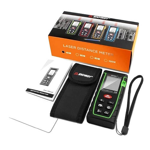 Дальномер, Лазерная рулєтка, Измеритель площади 40м, Дальномер ...