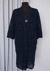 Жіночий довгий кардиган накидка «Троянда»