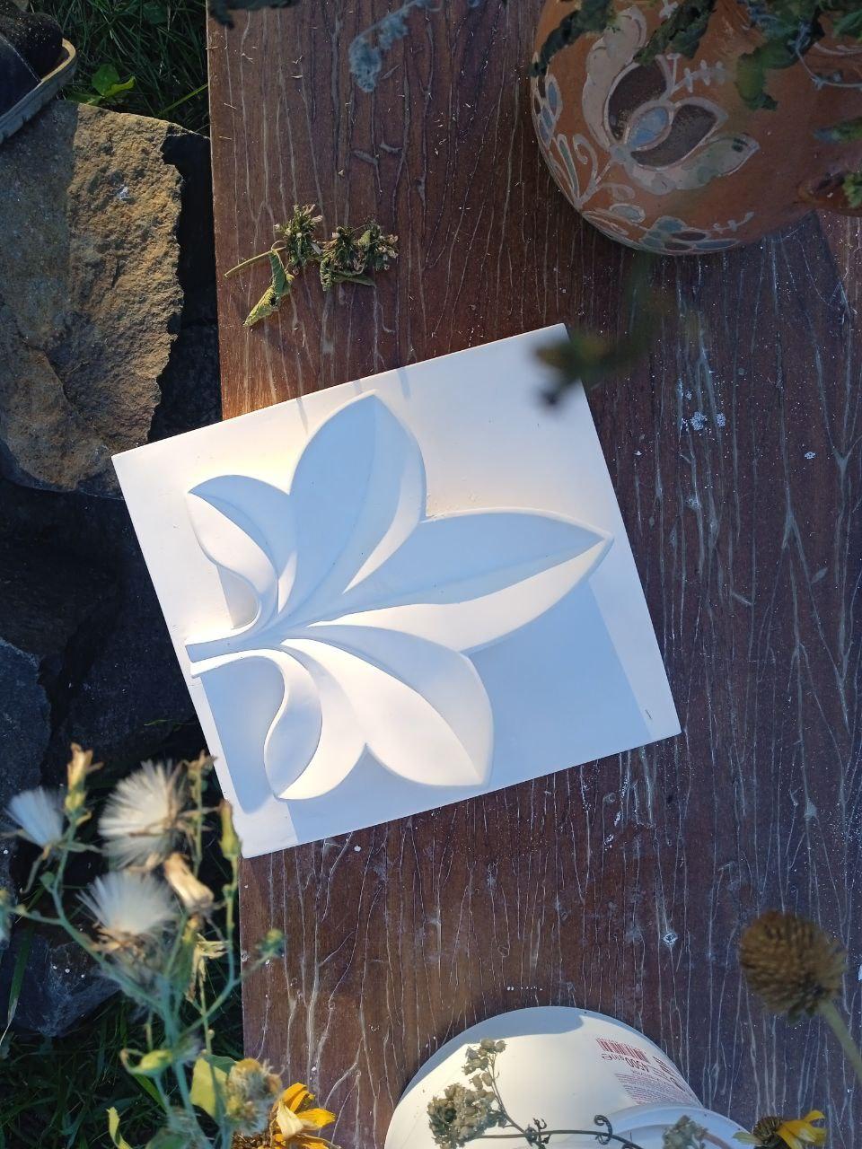 Гипсовая модель для рисования Розетка пятилистник 260 х 240 х 56 мм (ID ...