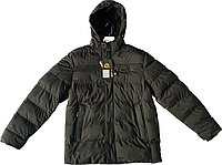 Мужская зимняя куртка олива НОРМА (р-ры: 48-56) A07-6 пр-во Китай