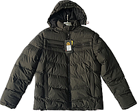 Мужская зимняя куртка олива НОРМА (р-ры: 48-56) A04-6 пр-во Китай