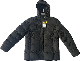 Чоловіча зимова куртка чорна НОРМА (р-ри: 48-56) A03-1 вир-во Китай