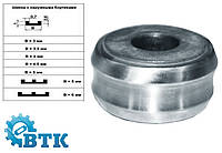 Ролик под фасонную обручалку с наружными бортиками №1