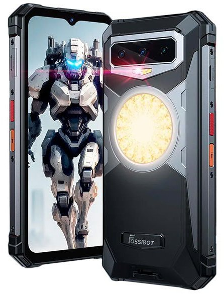 Захищений смартфон Oukitel FOSSiBOT F102 Black 12/256GB акумулятор 16500mAh