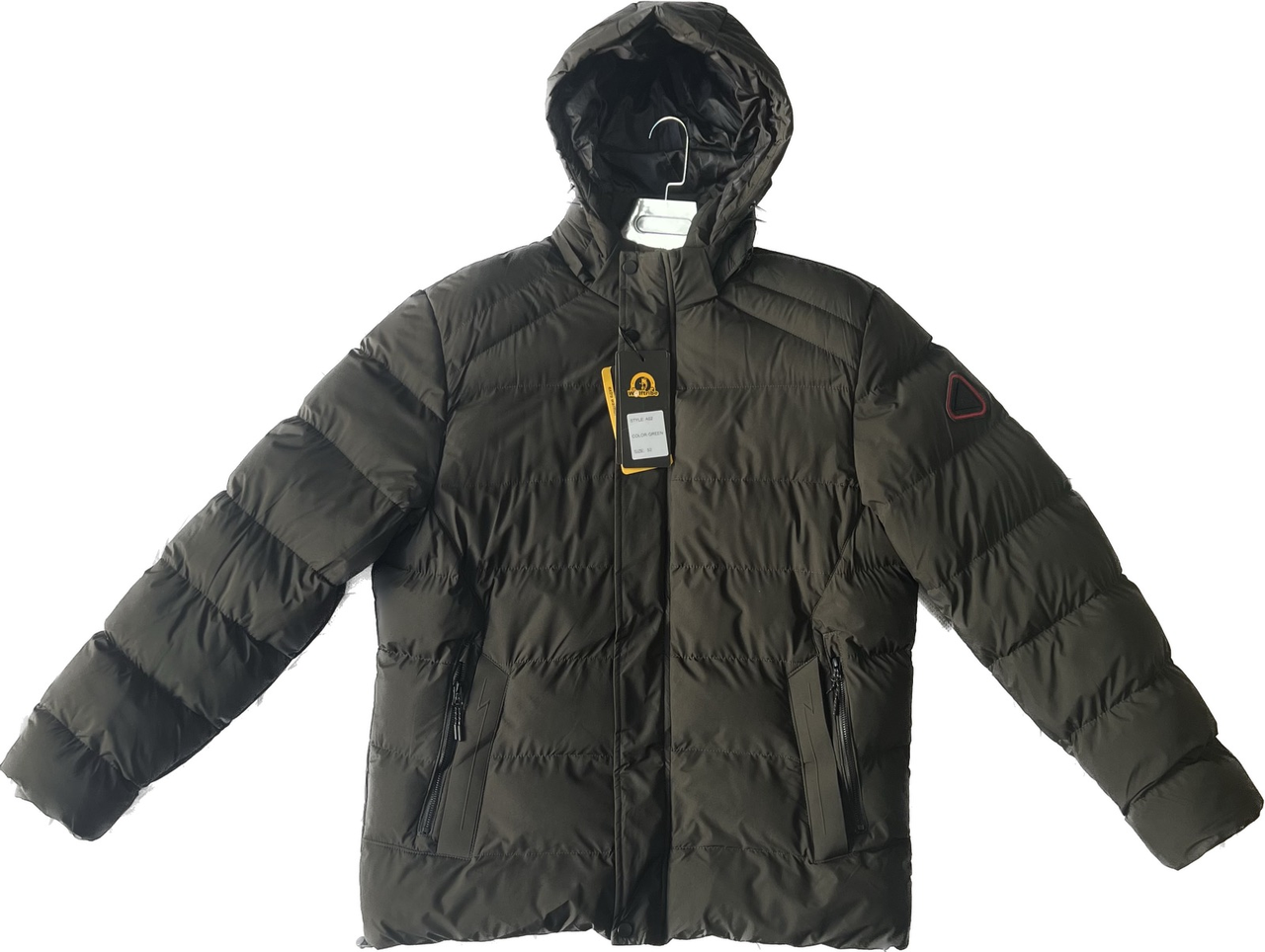 Чоловіча зимова куртка олива НОРМА (р-ри: 48-56) A02-6 вир-во Китай