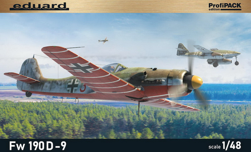 Пластикова модель 1/48 німецький винищувач Focke-Wulf Fw 190D-9 профі пак