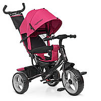Детский велосипед трехколесный для мальчика или девочки TURBO TRIKЕ M 3113-6 розовый
