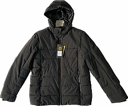 Чоловіча демісезонна куртка чорна НОРМА (р-ри: 48-56) 2376-1 вир-во Китай