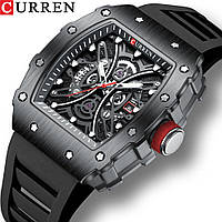 Годинник CURREN 8438 BLACK 42x49mm JAPAN QUARTZ