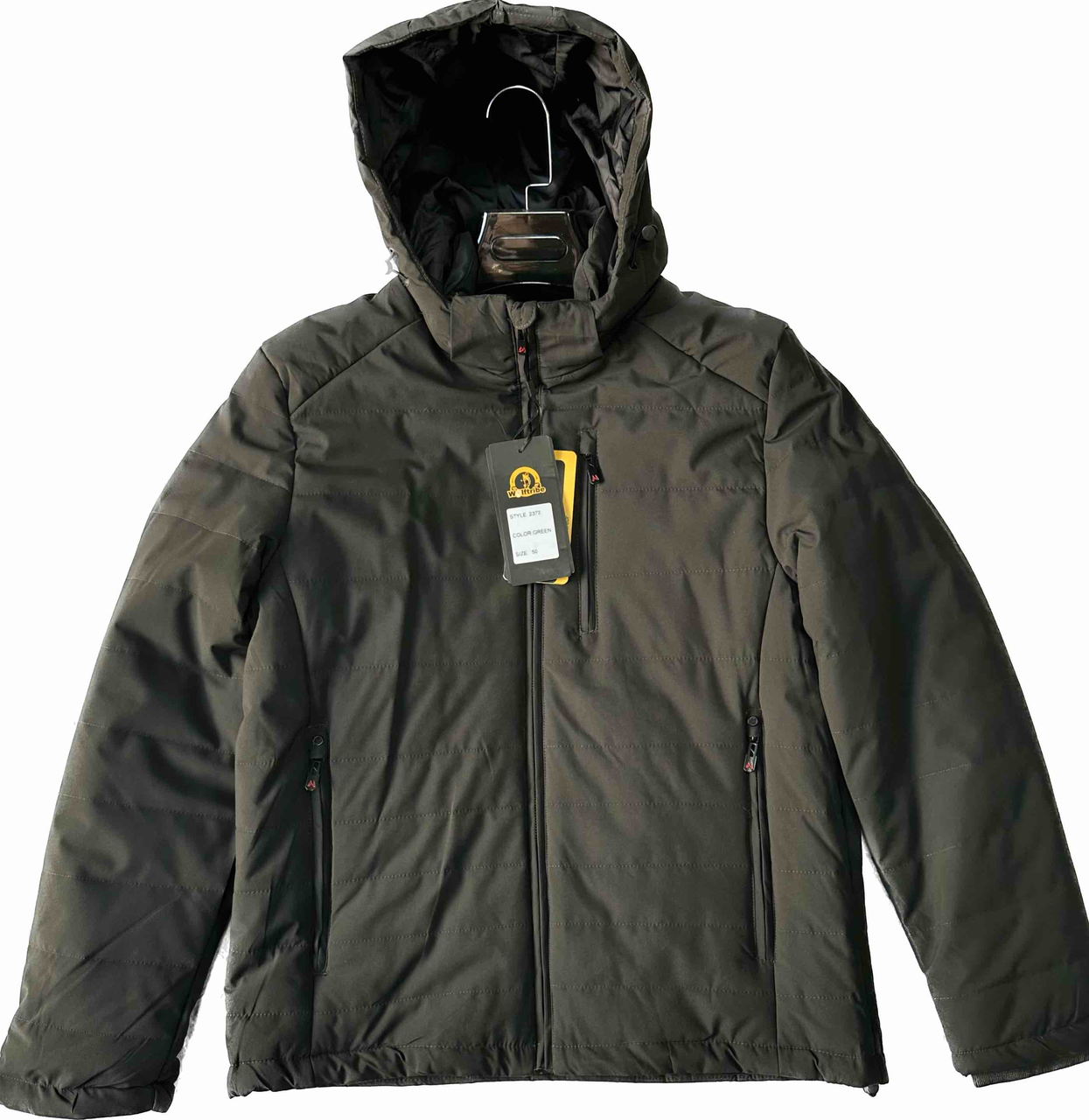 Чоловіча демісезонна куртка олива НОРМА (р-ри: 48-56) 2373-6 вир-во Китай