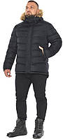 Коротка чорна куртка чоловіча модель 49868 50 (L)