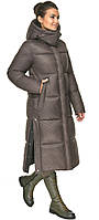 Капучинова жіноча куртка з кишенями модель 52650