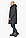 Графітова чоловіча куртка з горизонтальною стяжкою модель 51450 50 (L), фото 4