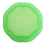 Миска пластикова харчова 2,8 літра прозора салатова (ПолімерАгро), фото 3