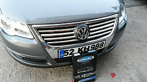 VW Passat В6 Накладки на решітку радіатора ОмсаЛайн ARS Накладки на решітку Фольксваген Пассат Б6