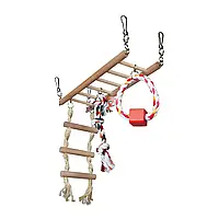 Мост для грызунов Trixie подвесной с игрушками 29 x 25 x 9 см