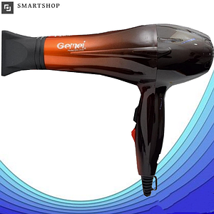 Фен для волосся Gemei GM-1719 1800 Вт - Професійний фен для укладання та сушіння волосся (Помаранчевий)