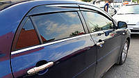 Toyota Corolla 2007-2013 Вітровики (4 шт., Sunplex Sport) ARS Дефлектори вікон Тойота Корола