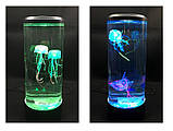 Нічник акваріум медузи 29см. Jellyfish Night Lamp, фото 6