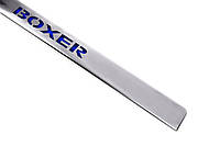 Peugeot Boxer Хром планка над номером LED-синий (нерж.) ARS Накладки на ручки Пежо Боксер
