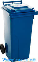 Бак для мусора 120 литров синий (алеана)