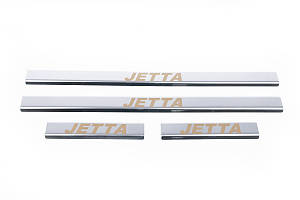 Volkswagen Jetta Накладки на дверні пороги Carmos V1 ARS Накладки на пороги Фольксваген Джетта