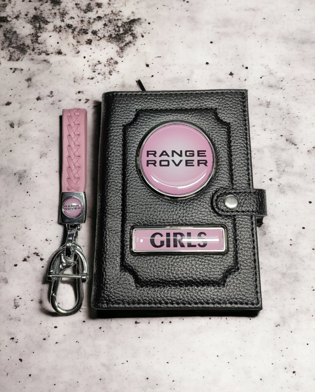 Комплект на подарунок Range Rover, портмоне та брелок, фото 1