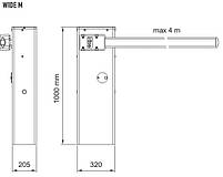 Шлагбаум автоматичний NICE WIDE M (4м), фото 5