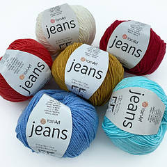 YarnArt Jeans Джинс, бавовна в суміші, 50 гр, Туреччина