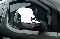 Peugeot Partner 2008-2012 Накладки на зеркала хромированный пластик Carmos ARS Накладки на зеркала Пежо