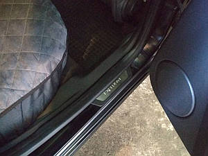 Opel Vectra C 2004  ⁇  рр. Накладки на пороги (4 шт.) Sport ARS Накладки на пороги Опель Вектра Ц