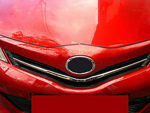 Toyota Yaris 2012  ⁇  Накладки на решітку (неірж.) ARS Накладки на решітку Тойота Ярис