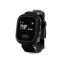 Дитячий телефон-годинник з GPS-трекером UWatch Q60 Black