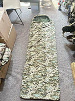 Армійський спальний мішок на потрійному синтепоні і флісі для низьких температур , розрахований до -25 градусі