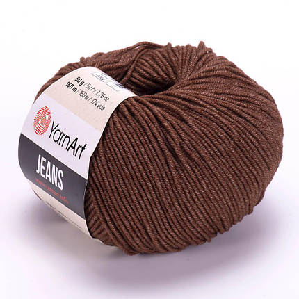 Пряжа Джинс, YarnArt Jeans №70 шоколад, фото 1