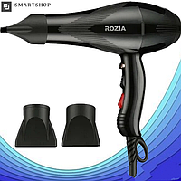 Профессиональный фен для волос Rozia HC-8306, мощный фен для сушки и укладки волос 2000 Вт, 3 режима