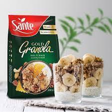 Гранола (Мюсли) с орехами и медом Sante Gold Granola Nuts&Honey 300г Польша - фото 3 - id-p1948666955